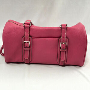 Liz Claiborne Pink Purse Bag Barrel Shoulder Bag Accessories Tote READ